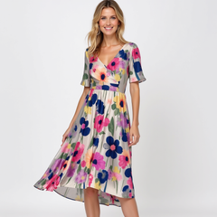 EVINDA | Blommig KlÀnning