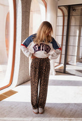 MIRA™ | Leopardmönstrade sweatbyxor