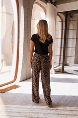 MIRA™ | Leopardmönstrade sweatbyxor