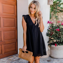 ANNELI | Klänning Med Fickor